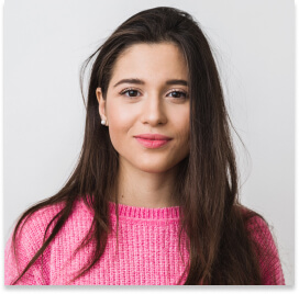 Young girl with long hair