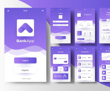Purple Banking Interface